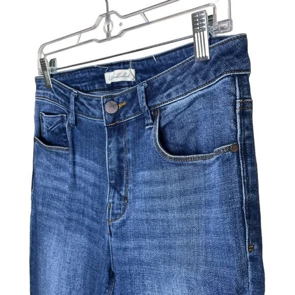 Unpublished Women’s Medium Wash High Rise Flare Jeans Size 30 - Picture 3 of 8